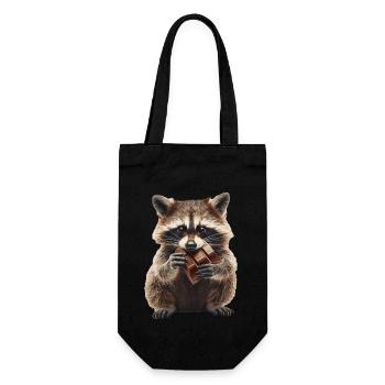Raton laveur - Sac à bouteille - noir - Devant