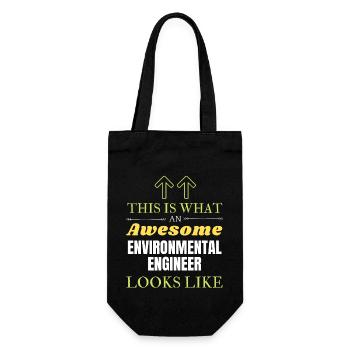 C’est ce qu’un ingénieur en environnement génial loo - Sac à bouteille - noir - Devant