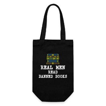 Book Books Library Reading Literature Read Books - Gift Bag for Bottles - black - Front