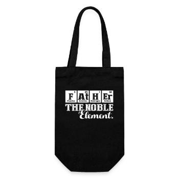 Father's Day Father Noble Element - Gift Bag for Bottles - black - Front