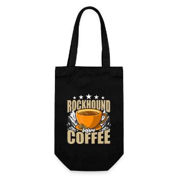 Rockhound Before Coffee Minéralogiste Amateur de café - Sac à bouteille - noir - Devant