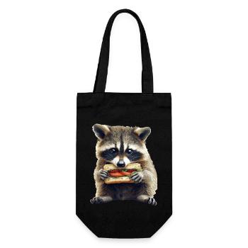 Raton laveur - Sac à bouteille - noir - Devant