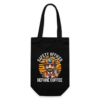 Agent de sécurité avant l’amateur de café de la sécurité publique - Sac à bouteille - noir - Devant