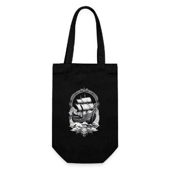 Voyage viking aventureux en haute mer - Sac à bouteille - noir - Devant