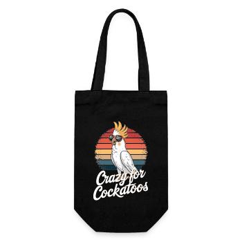 Crazy For Cockatoos Sonnenbrille Paradies - Geschenkbeutel für Flaschen - Schwarz - Vorne