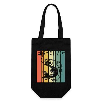 Pêcheur Hameçon Pêcheur Pêche - Sac à bouteille - noir - Devant