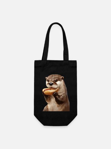 Loutre - Sac à bouteille - noir