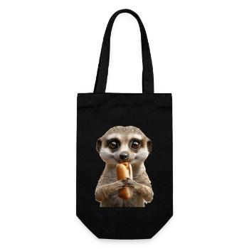 Suricate - Sac à bouteille - noir - Devant