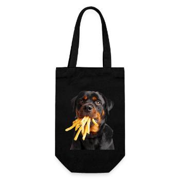 Rottweiler - Sac à bouteille - noir - Devant