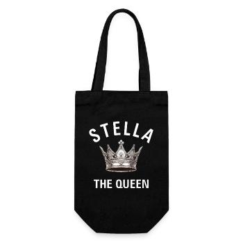 STELLA THE QUEEN - Geschenkbeutel für Flaschen - Schwarz - Vorne