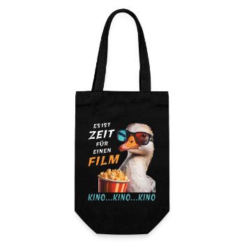 GOOSE C’EST L’HEURE D’ALLER AU CINÉMA - Sac à bouteille - noir - Devant