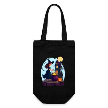 Magical Witches Outfit Women's Halloween - Gift Bag for Bottles - black - Front