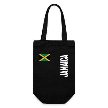 Jamaica Jamaica Rasta Raggea Rastafari Flag - Gift Bag for Bottles - black - Front