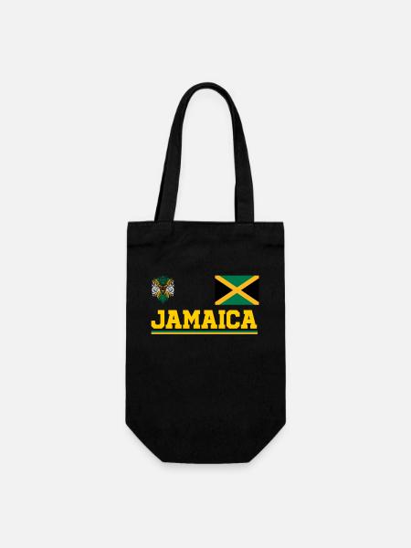 Jamaïque Jamaïque Rasta Raggea Drapeau Rastafari - Sac à bouteille - noir