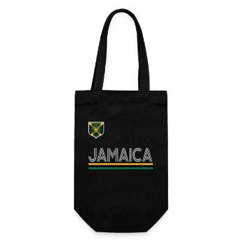 Jamaica Jamaica Rasta Raggea Rastafari Flag - Gift Bag for Bottles - black - Front