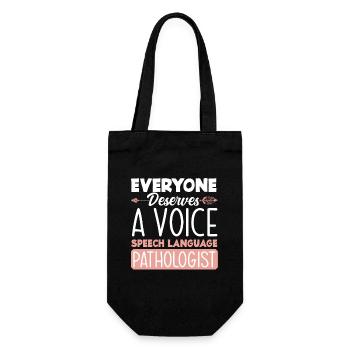 Tout le monde mérite un orthophoniste vocal - Sac à bouteille - noir - Devant