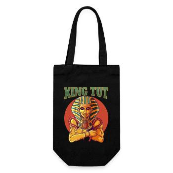 Toutankhamon Paresseux Mythologie égyptienne - Sac à bouteille - noir - Devant