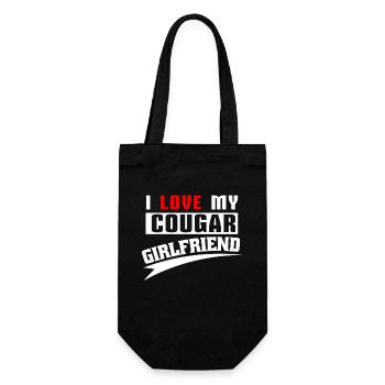 J’adore ma copine cougar - Sac à bouteille - noir - Devant
