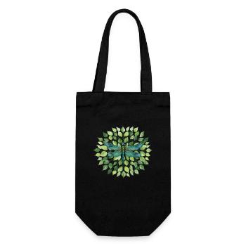 Nature's Elegance Dragonfly Natures Elegance - Gift Bag for Bottles - black - Front