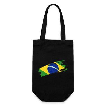 Brazil Brazil shirt Brazilian Rio de Janeirao - Gift Bag for Bottles - black - Front