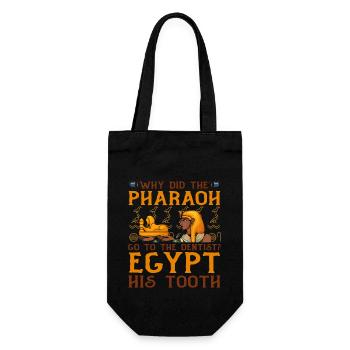 Pharaon Aller Dentiste Sa Mythologie Dentaire - Sac à bouteille - noir - Devant