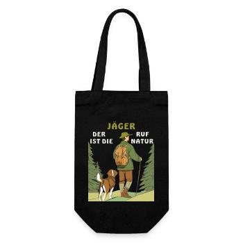 HUNTER'S CALL OF NATURE - Gift Bag for Bottles - black - Front