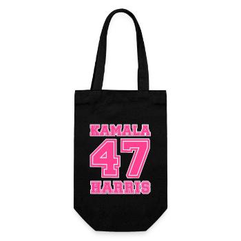 Kamala Harris, 47th President of the USA - Gift Bag for Bottles - black - Front