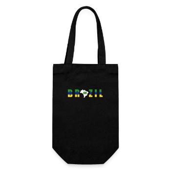 Brazil Brazil shirt Brazilian Rio de Janeirao - Gift Bag for Bottles - black - Front