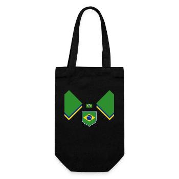 Brazil Brazil shirt Brazilian Rio de Janeirao - Gift Bag for Bottles - black - Front
