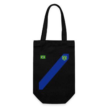 Brazil Brazil shirt Brazilian Rio de Janeirao - Gift Bag for Bottles - black - Front