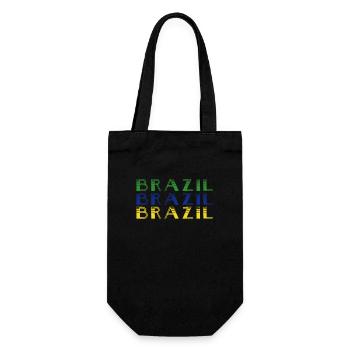 Brazil Brazil shirt Brazilian Rio de Janeirao - Gift Bag for Bottles - black - Front