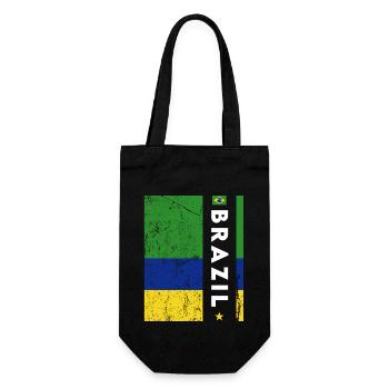 Brazil Brazil shirt Brazilian Rio de Janeirao - Gift Bag for Bottles - black - Front