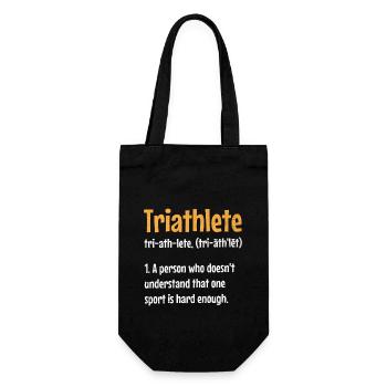 Triathlète Une personne qui ne comprend pas cela sur - Sac à bouteille - noir - Devant