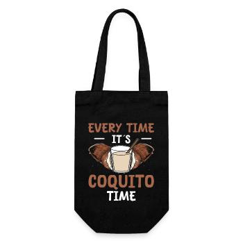 Every Time is Coquito Time - Gift Bag for Bottles - black - Front