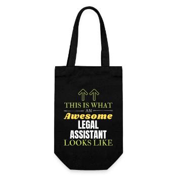Voici à quoi ressemble un assistant juridique génial - Sac à bouteille - noir - Devant