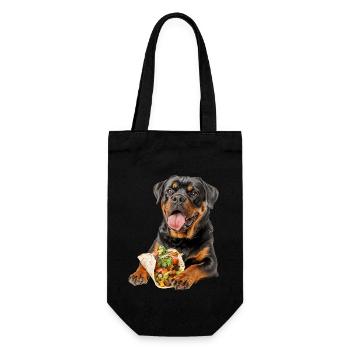 Rottweiler - Sac à bouteille - noir - Devant