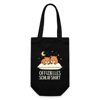 Chemise de nuit officielle Capybaras Paire de capybara - Sac à bouteille - noir - Devant