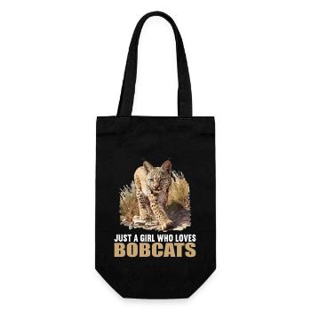 Bobcats Rotluchse Rotluchs Luchs - Geschenkbeutel für Flaschen - Schwarz - Vorne