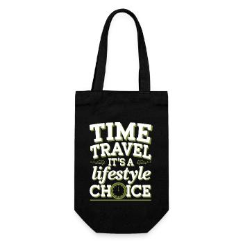 Passionné de science-fiction et de voyage dans le temps - Sac à bouteille - noir - Devant