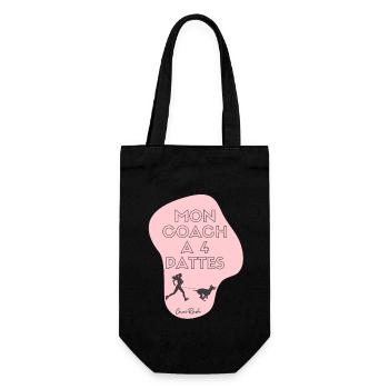 Canicross femme Mon coach a 4 pattes - Sac à bouteille - noir - Devant