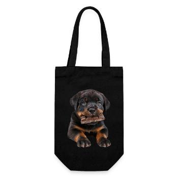 Rottweiler - Sac à bouteille - noir - Devant