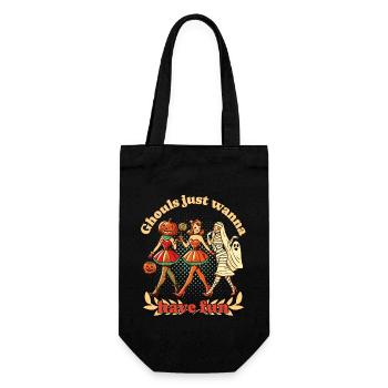 Ghouls Just Wanna Have Fun Halloween Party - Geschenkbeutel für Flaschen - Schwarz - Vorne