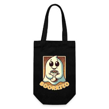 Ghost Boorrito Fun For Burrito Lovers - Gift Bag for Bottles - black - Front