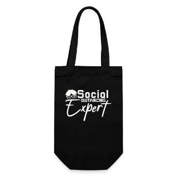 Expert en distanciation sociale – Gamer Humor - Sac à bouteille - noir - Devant