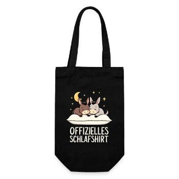 Official Sleep Shirt Donkey Pair - Gift Bag for Bottles - black - Front