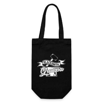 Blacksmith Blacksmith Grandpa - Gift Bag for Bottles - black - Front