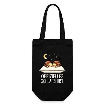 Official Sleeping Shirt Turtle Pair - Gift Bag for Bottles - black - Front