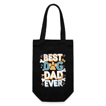 Meilleur papa de chien - Sac à bouteille - noir - Devant