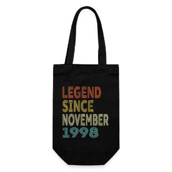 Vintage Legend Depuis novembre 1998, 26ème anniversaire - Sac à bouteille - noir - Devant
