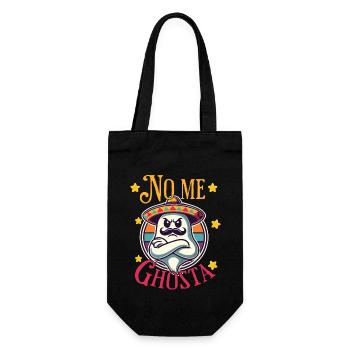 Mexican Ghost No Me Ghosta Funny - Gift Bag for Bottles - black - Front